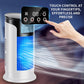 2026 Nouveau climatiseur à évaporation – Ventilateur de table USB compact, refroidisseur personnel avec réservoir de 300 ml, vitesses réglables, minuterie, silencieux, design portable pour la table de chevet