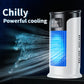2026 Nouveau climatiseur à évaporation – Ventilateur de table USB compact, refroidisseur personnel avec réservoir de 300 ml, vitesses réglables, minuterie, silencieux, design portable pour la table de chevet