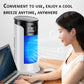 2026 Nouveau climatiseur à évaporation – Ventilateur de table USB compact, refroidisseur personnel avec réservoir de 300 ml, vitesses réglables, minuterie, silencieux, design portable pour la table de chevet