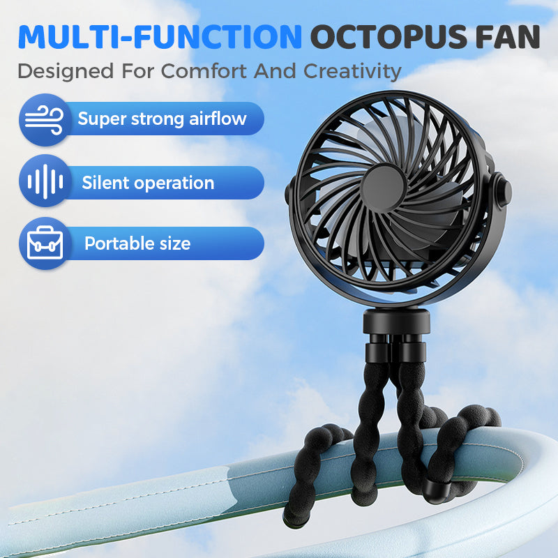 Mini ventilateur multifonction portable « Octopus »