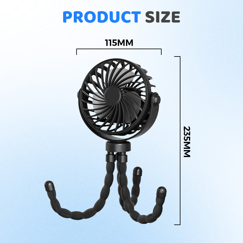 Mini ventilateur multifonction portable « Octopus »