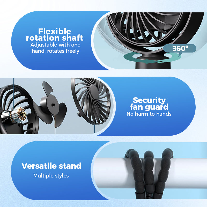 Mini ventilateur multifonction portable « Octopus »