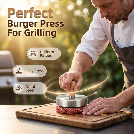 Presse à hamburgers en acier inoxydable 304