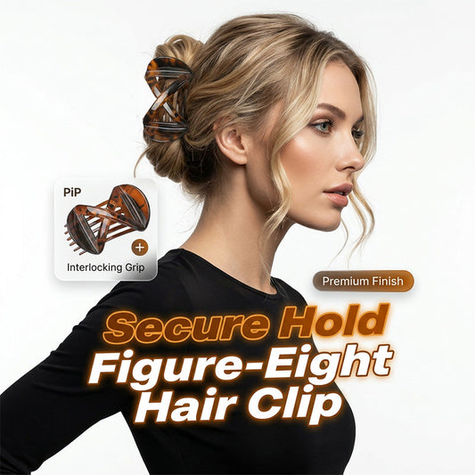 Pince à cheveux en forme de huit pour femmes