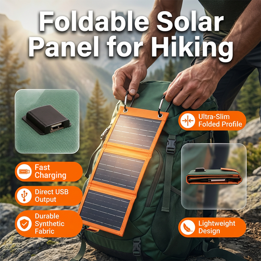 Panneau solaire portable avec chargement USB