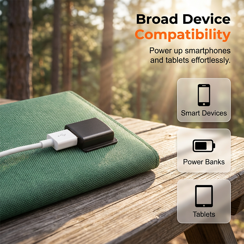 Panneau solaire portable avec chargement USB