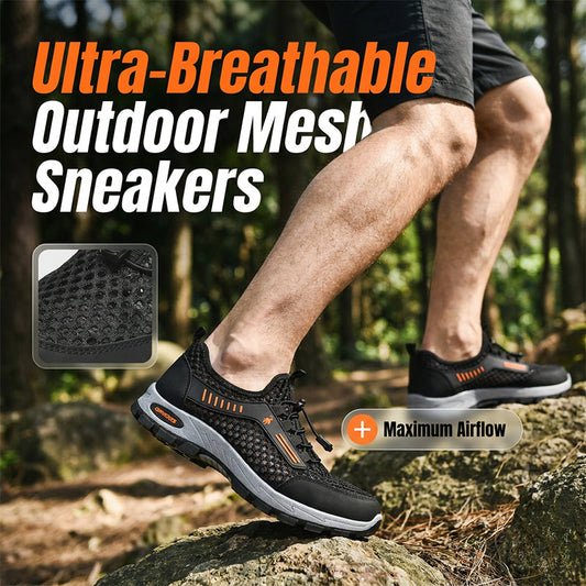 Baskets de plein air respirantes en mesh pour homme