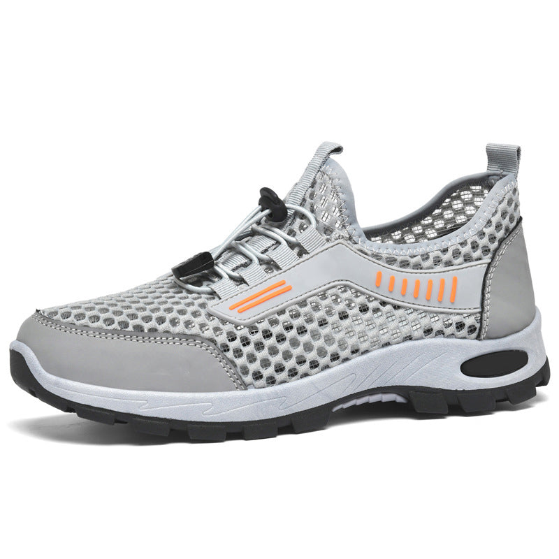 Baskets de plein air respirantes en mesh pour homme