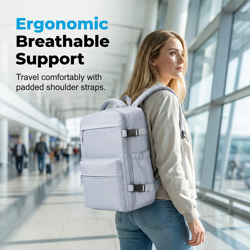 Sac à dos de voyage d'affaires compressible sous vide