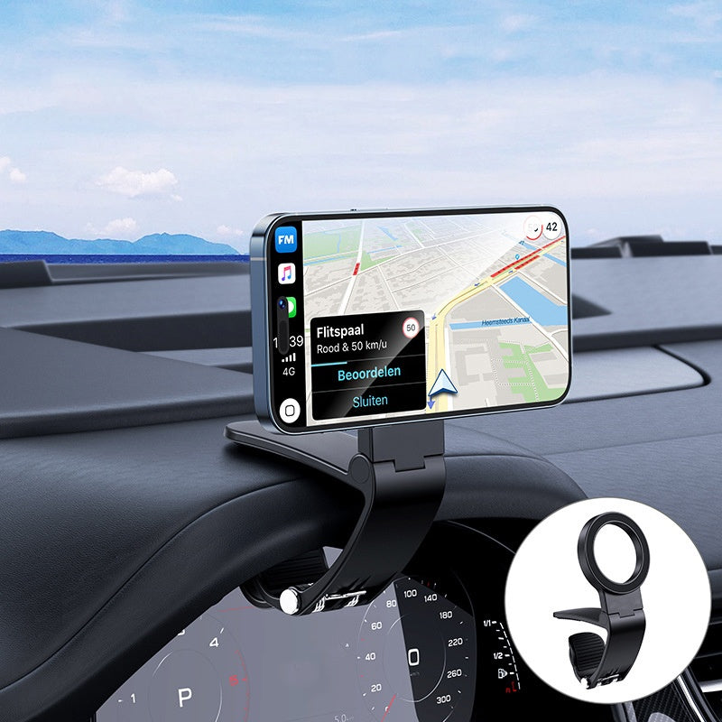 📱 LIMITED-TIME 50% OFF! ✨ Magnetic Dashboard Phone Mount – Strong Hold, Head-Up View, 360° Rotation 🚗