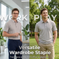 Chemise texturée rafraîchissante pour homme
