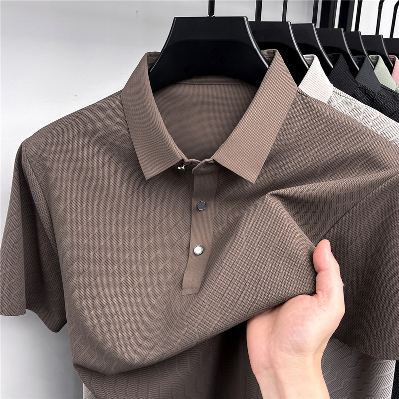 Chemise texturée rafraîchissante pour homme