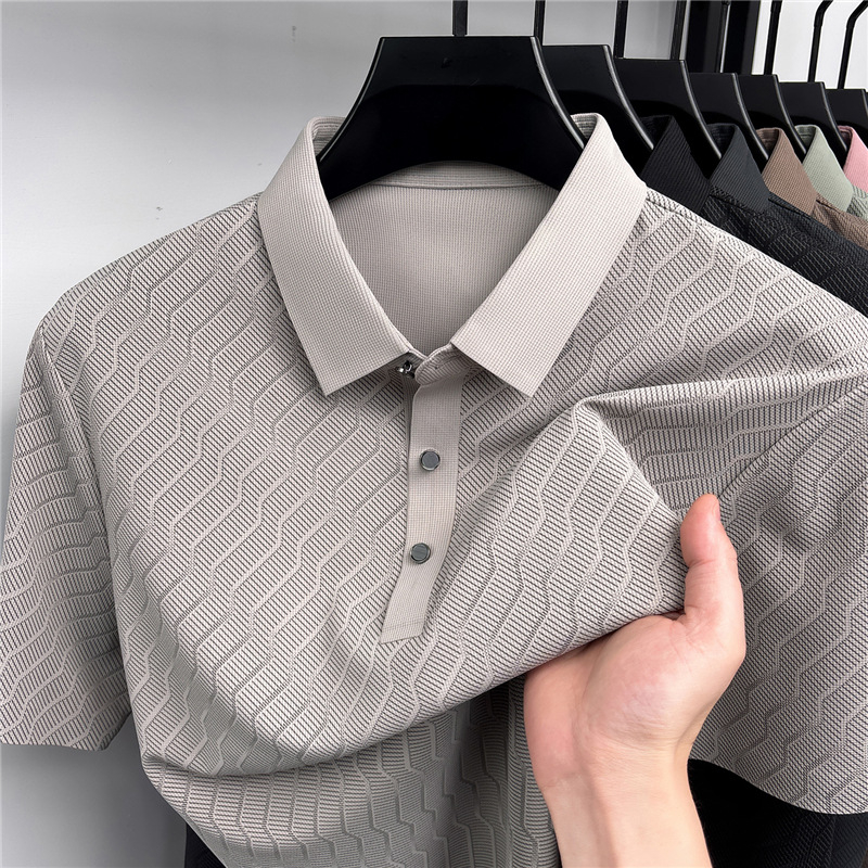 Chemise texturée rafraîchissante pour homme