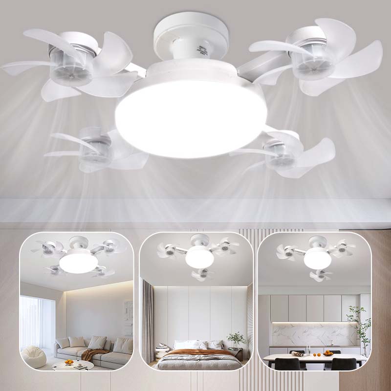 💡⏰ Dernier Jour | Ventilateur Plafond Culot E27 LED 2en1 -50%