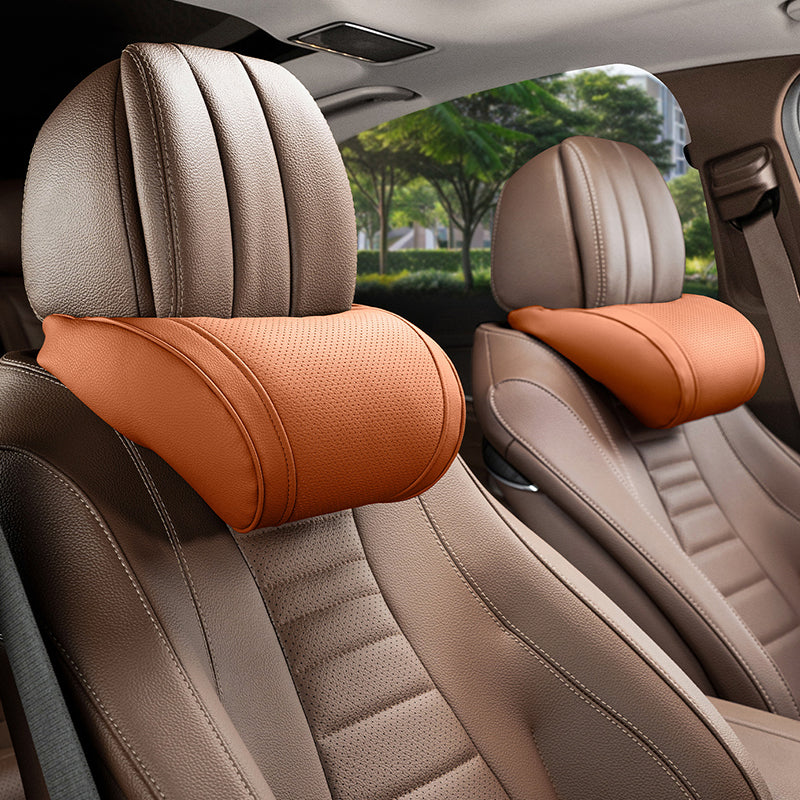 🚗Ensemble d'appuie-tête et de soutien lombaire ergonomiques pour sièges de voiture
