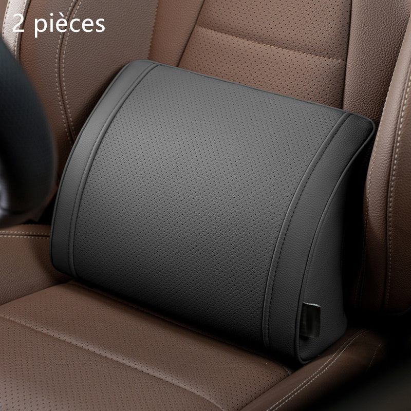 🚗Ensemble d'appuie-tête et de soutien lombaire ergonomiques pour sièges de voiture