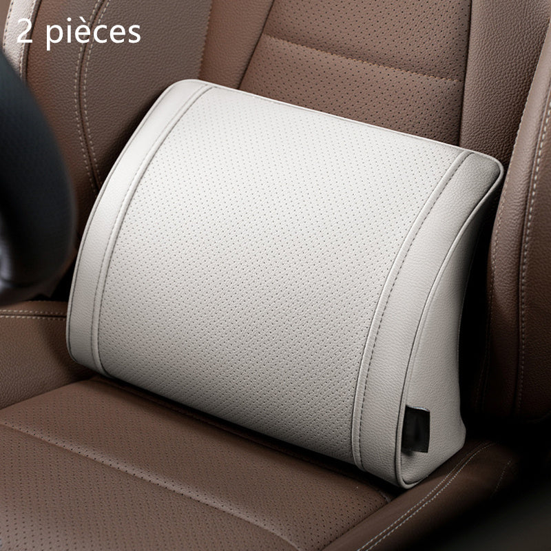 🚗Ensemble d'appuie-tête et de soutien lombaire ergonomiques pour sièges de voiture
