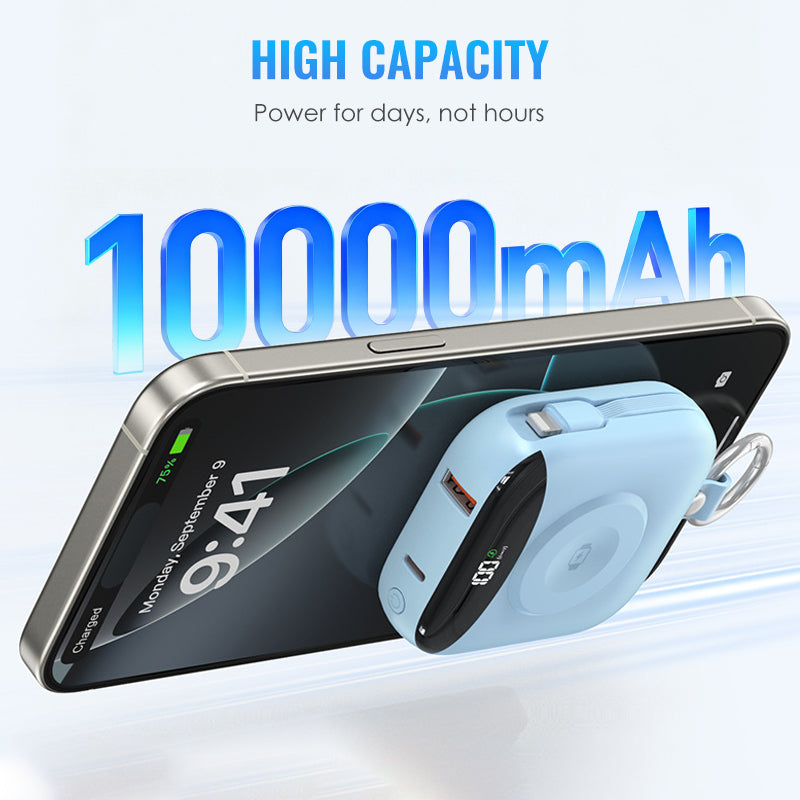 Chargeur rapide magnétique portable (powerbank)