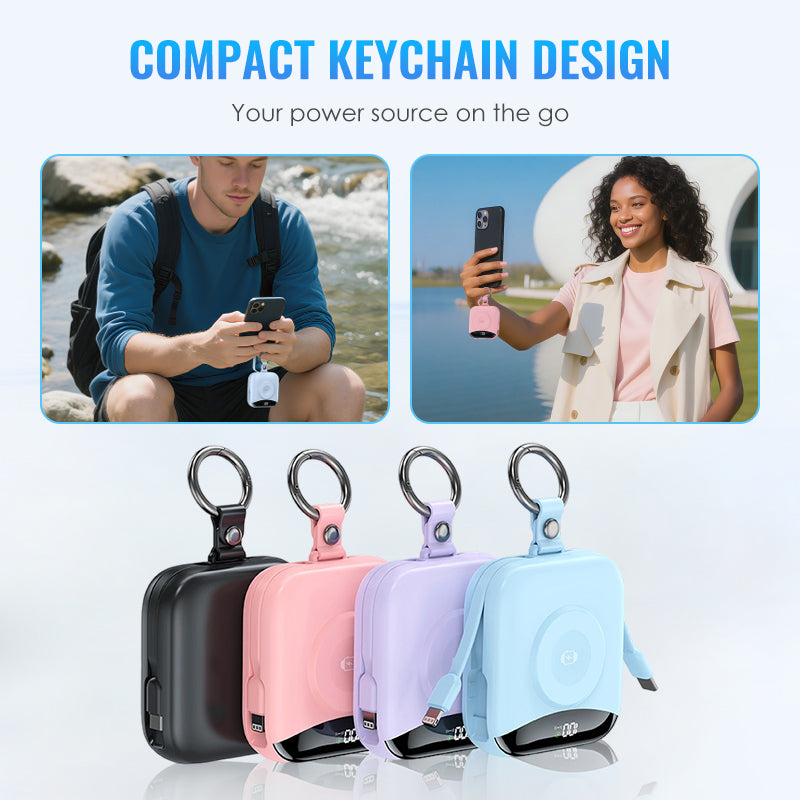 Chargeur rapide magnétique portable (powerbank)