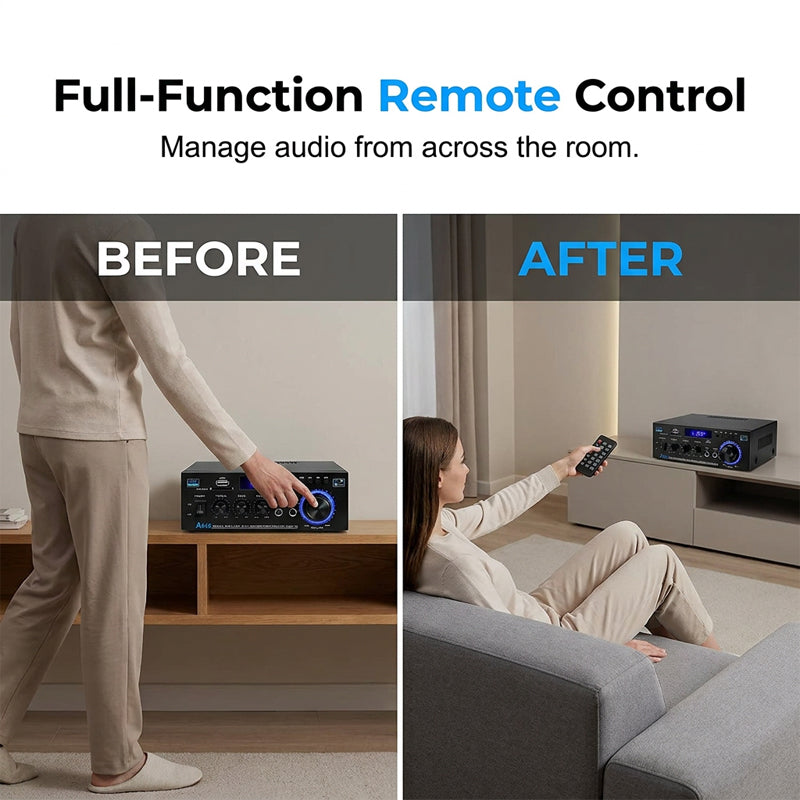 📢📢50 % DE RÉDUCTION !! ⏰ Amplificateur numérique pour karaoké – Bluetooth, USB & AUX – Parfait pour micro, guitare ou enceinte – compact & facile à transporter 🎸✨