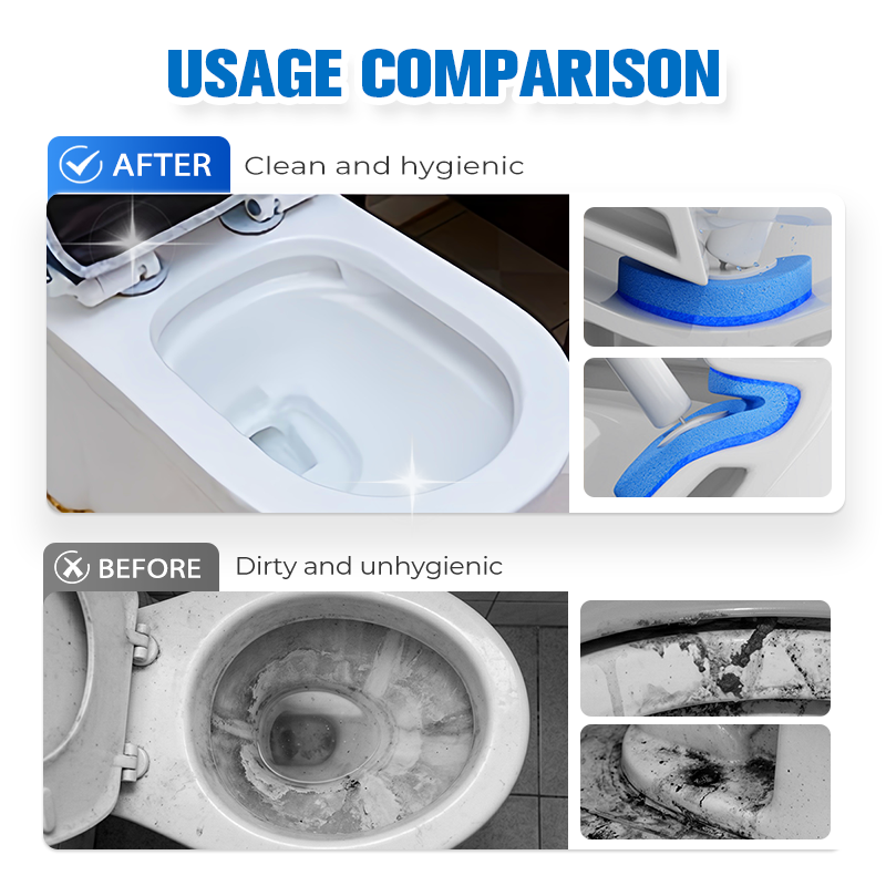 🚽 50% DE RÉDUCTION ! 🧹 Lot Brosses WC Jetables Sans Contact – ABS/PS/PP + Éponge – Éjection Bouton & Support Mural for Hygiène Salle de Bain