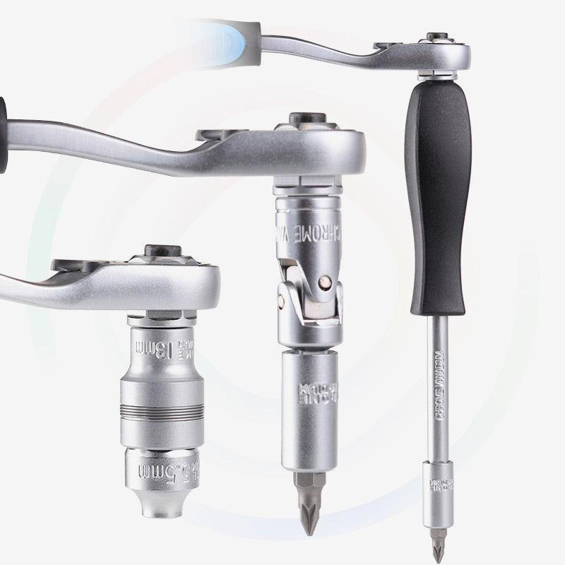 🔧 50% DE RÉDUCTION ! 🛠️ Kit Clé à Cliquet 29 Pièces – Acier Chrome-Vanadium – Douilles & Embouts for Bricolage & Auto