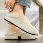Chaussures slip-on décontractées en toile pour homme