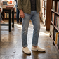 Chaussures slip-on décontractées en toile pour homme