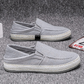 Chaussures slip-on décontractées en toile pour homme