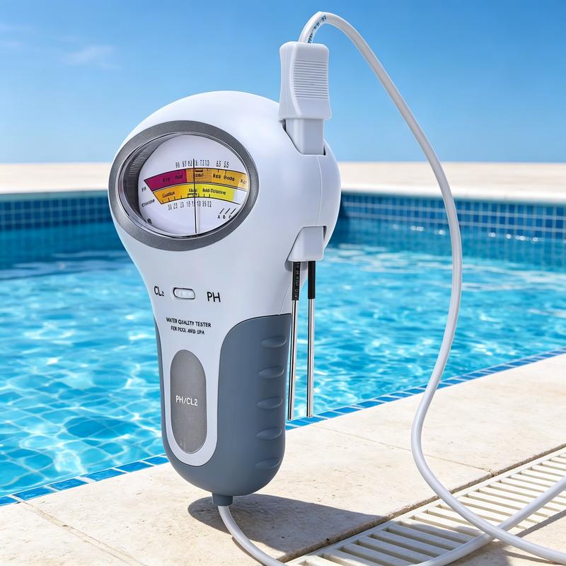 🔬 PROMO LIMITÉE 50% DE RÉDUCTION ! ✨ Testeur 2-en-1 pH & Chlore – Mesures Précises, Eau Cristalline, Piscine & Spa 💧