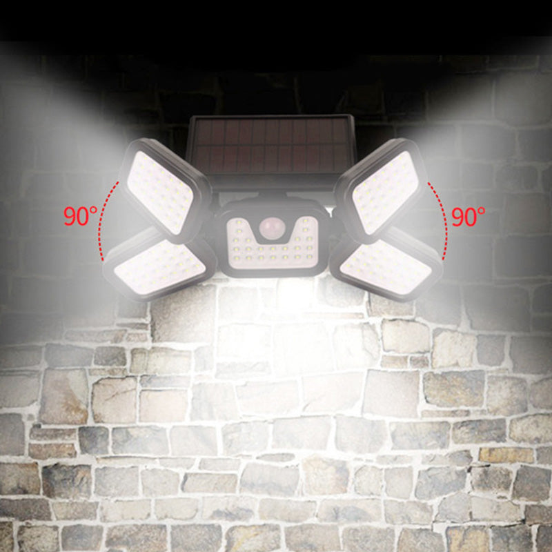 💡 PROMO LIMITÉE -50% ! ☀️ Applique Murale Solaire à 3 Têtes avec Capteur – 2400mAh, LED Haute Luminosité, Angle Réglable, Étanche, Idéale Jardin & Garage 🏠