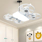 Lampe ventilateur modèle drone E27 à 3 vitesses avec télécommande