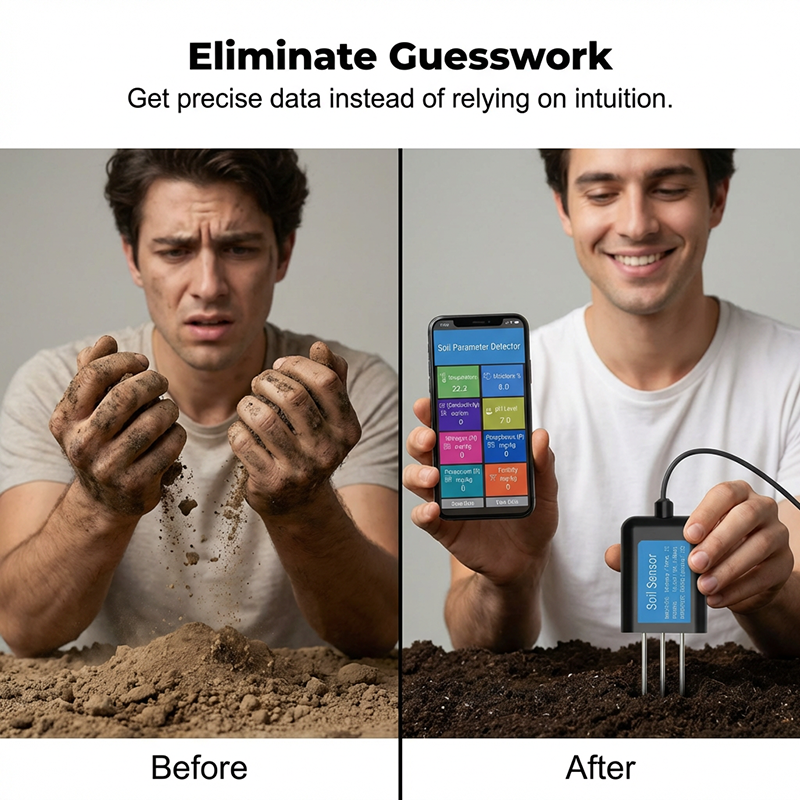 Testeur de Sol USB 7-en-1 avec Application