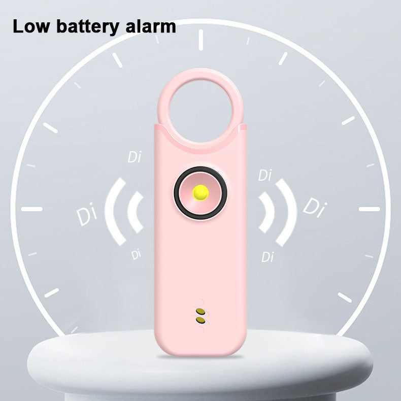 Alarme de Défense Personnelle 135 dB avec Lumière Stroboscopique LED