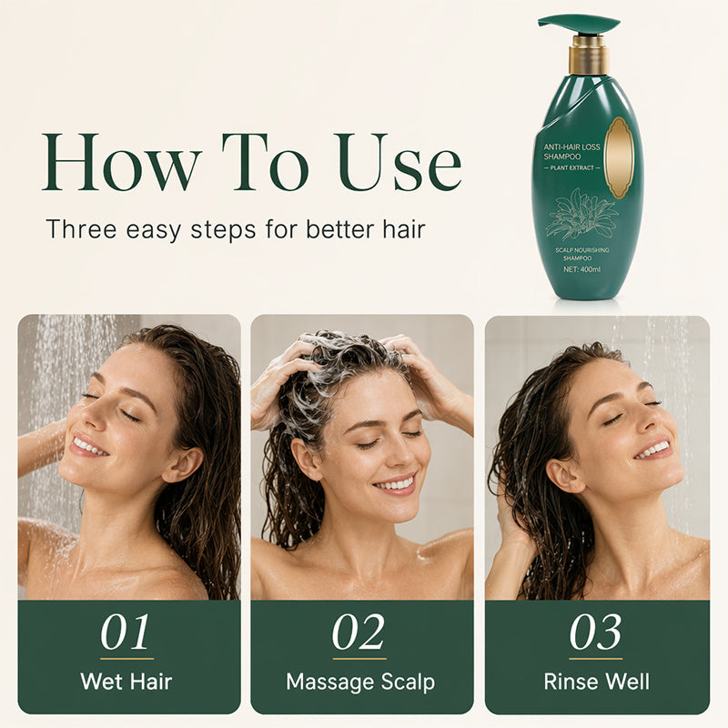 Shampooing fortifiant aux extraits naturels de plantes