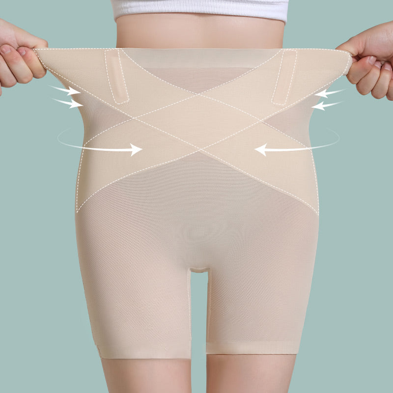 Short Boyshort Gainant Respirant en Maille pour l'Été – Sculptant la Taille