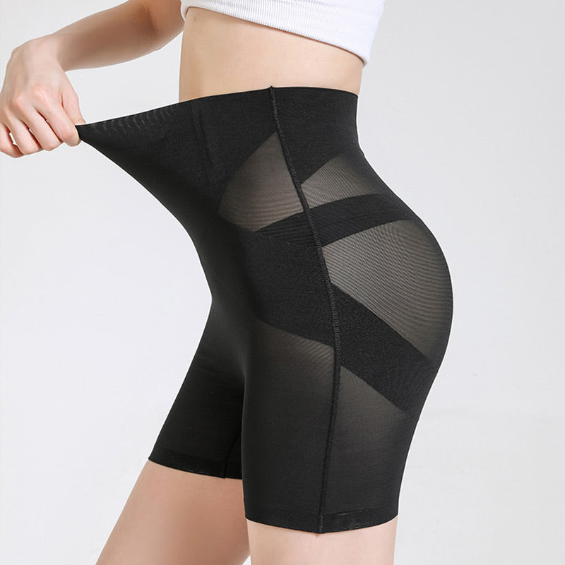 Short Boyshort Gainant Respirant en Maille pour l'Été – Sculptant la Taille