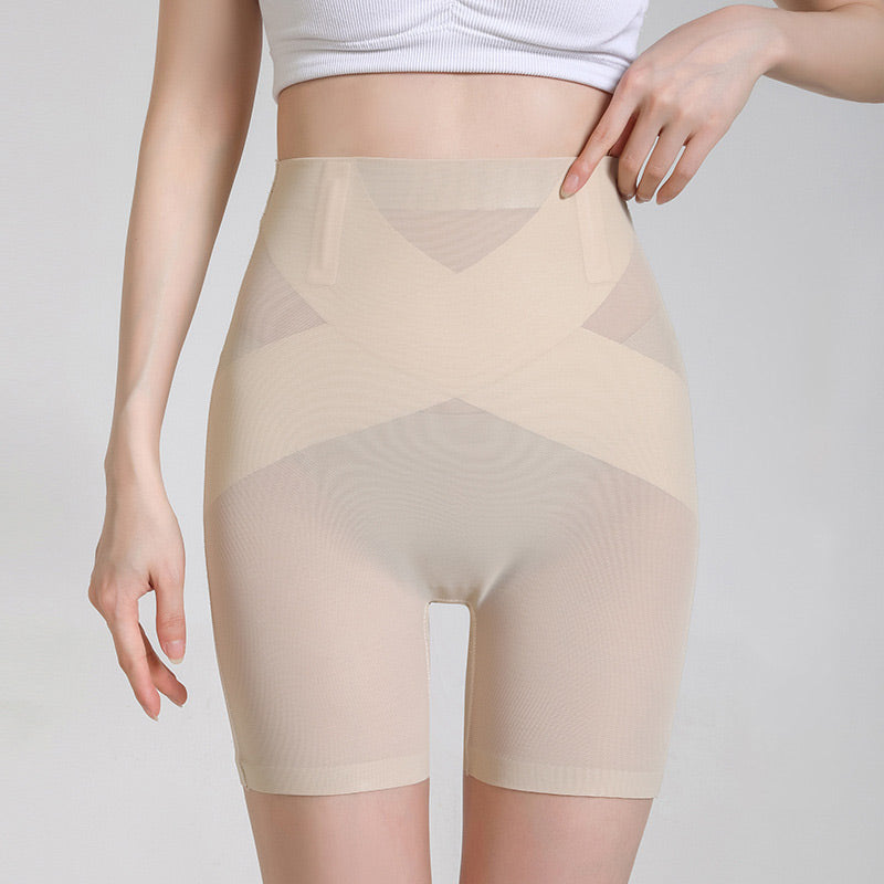 Short Boyshort Gainant Respirant en Maille pour l'Été – Sculptant la Taille