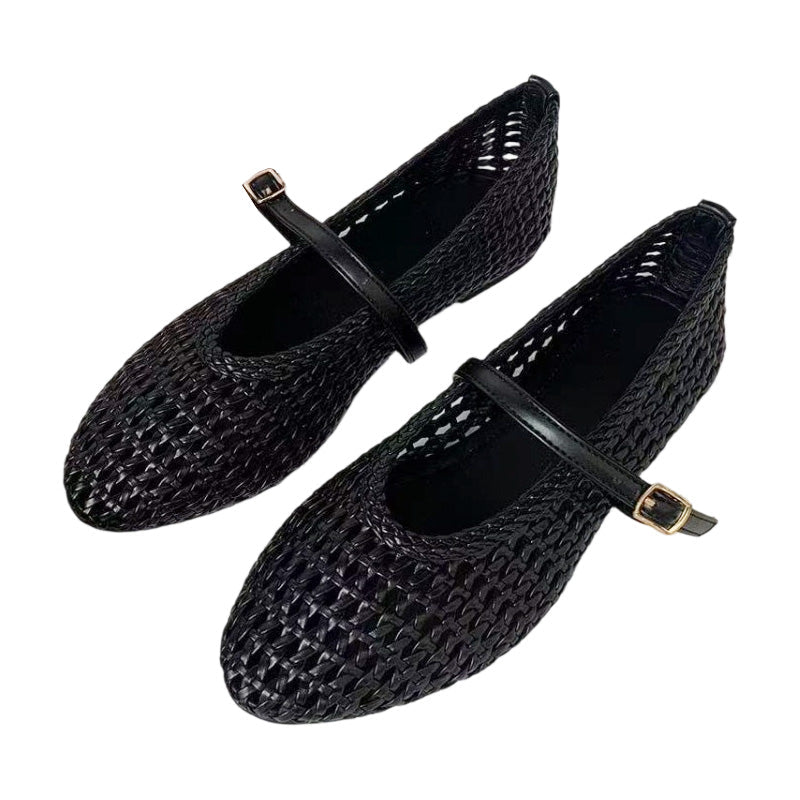 ☁️👡 Chaussures Mary Jane en maille – Semelle ultra-souple et silencieuse, se plient dans un sac, l’indispensable des journées shopping et des escapades de week-end, sans talon mais avec style 🛍️🚗