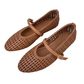 ☁️👡 Chaussures Mary Jane en maille – Semelle ultra-souple et silencieuse, se plient dans un sac, l’indispensable des journées shopping et des escapades de week-end, sans talon mais avec style 🛍️🚗