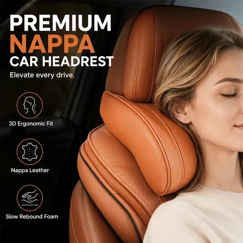 🚗Ensemble d'appuie-tête et de soutien lombaire ergonomiques pour sièges de voiture