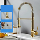 Robinet de Cuisine à Ressort Rotatif 360 Degrés
