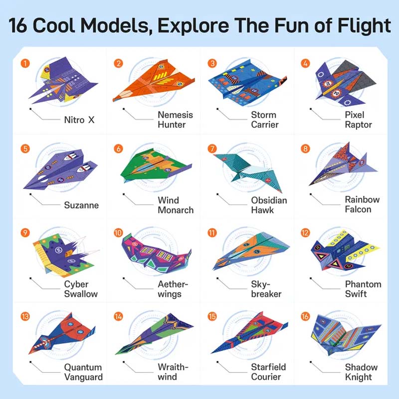 📢📢50 % DE RÉDUCTION !! ⏰Kit d'avions en papier créatifs à faire soi-même pour enfants