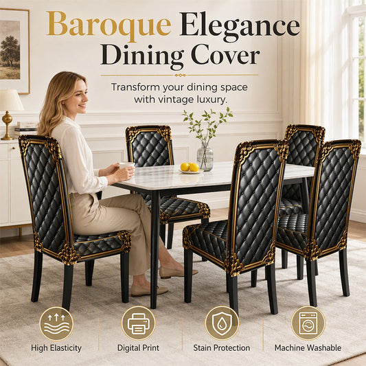 📢 50% DE RÉDUCTION !! ⏰ Housse de Chaise Extensible Lavable