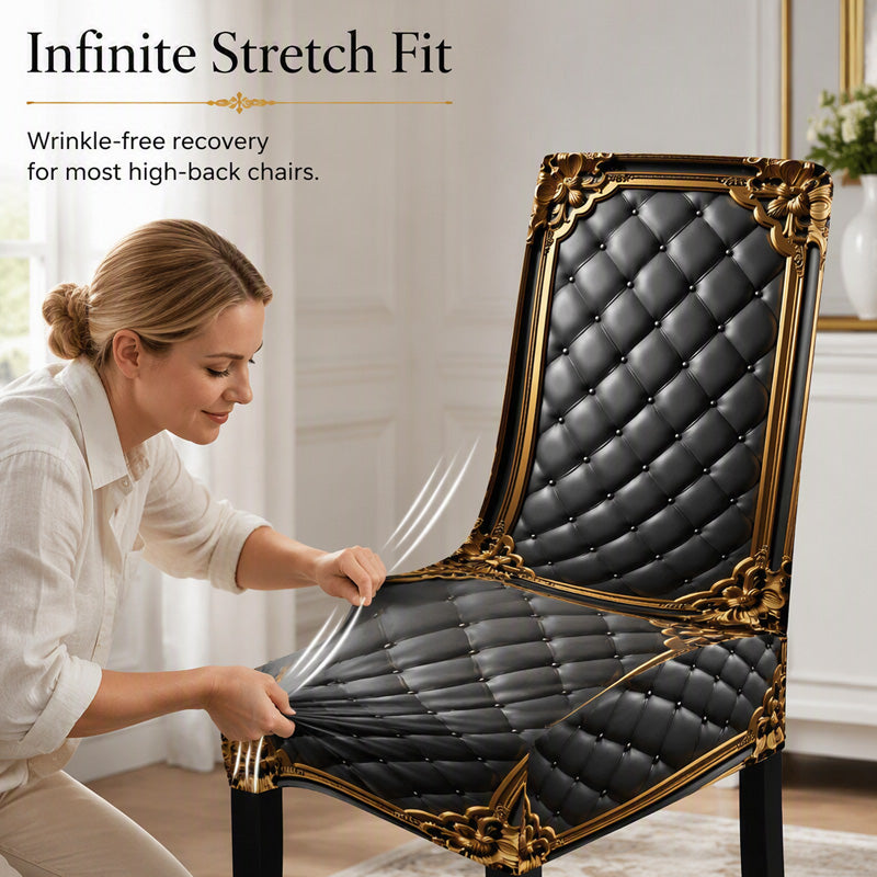 📢 50% DE RÉDUCTION !! ⏰ Housse de Chaise Extensible Lavable
