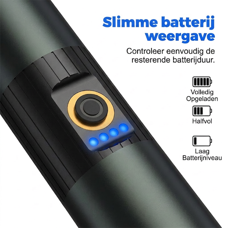 📢📢50% DE RÉDUCTION !! ⏰Lampe torche tactique ultra-lumineuse avec fonction zoom