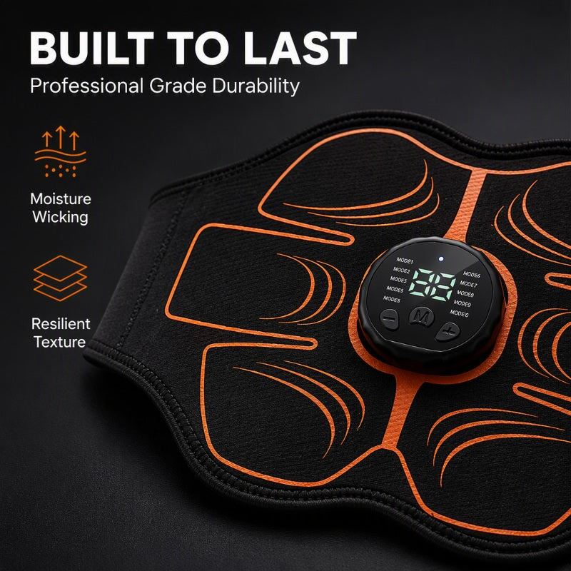 Ceinture de tonification abdominale intelligente rechargeable