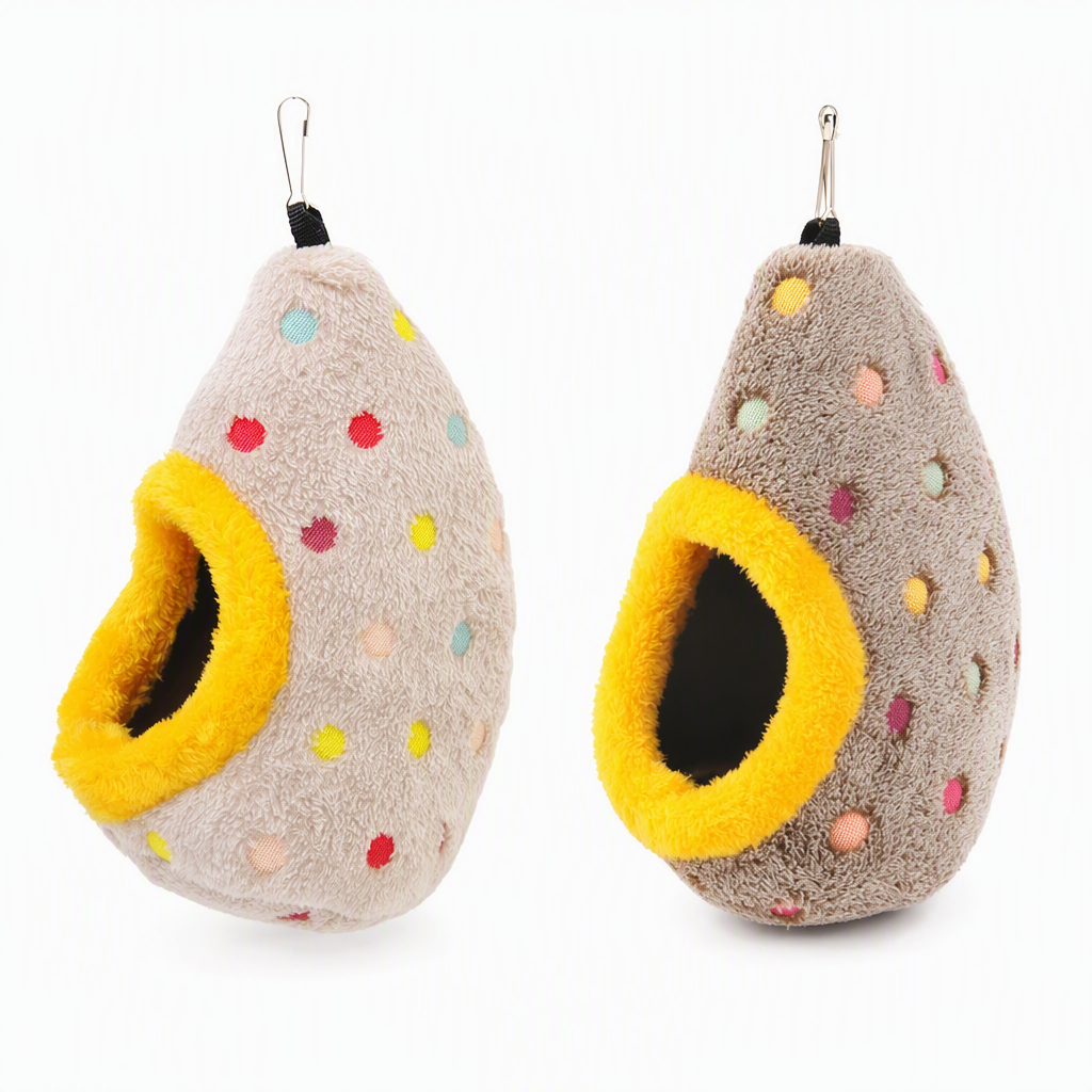 ⏳🔥OFFRE À DURÉE LIMITÉE : -50 % ! ⏰🥚Hamac nid suspendu en coton pour oiseaux, avec doublure polaire double épaisseur et nid douillet pour petits oiseaux ✨