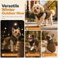 ⏳ Offre à durée limitée : -50 % ⏰ Manteau d'hiver chaud pour chien avec bandes réfléchissantes et harnais, pour petits et moyens chiens 🐶❄️