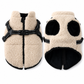 ⏳ Offre à durée limitée : -50 % ⏰ Manteau d'hiver chaud pour chien avec bandes réfléchissantes et harnais, pour petits et moyens chiens 🐶❄️